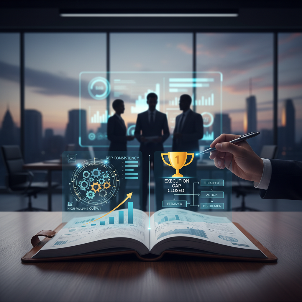 The Manager’s Playbook for Closing the Execution Gap: Driving Rep Consistency and High-Volume Output